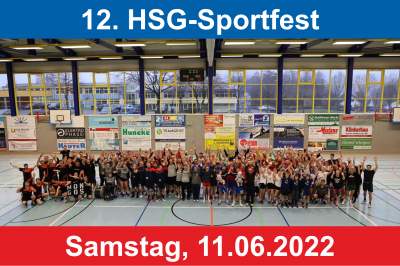 12. HSG-Sportfest am Samstag!