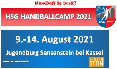 HSG-Handballcamp 2021 - Jetzt anmelden!