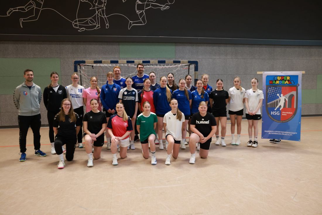 Bundesliga hautnah: TBV-Profis begeistern HSG-Nachwuchs