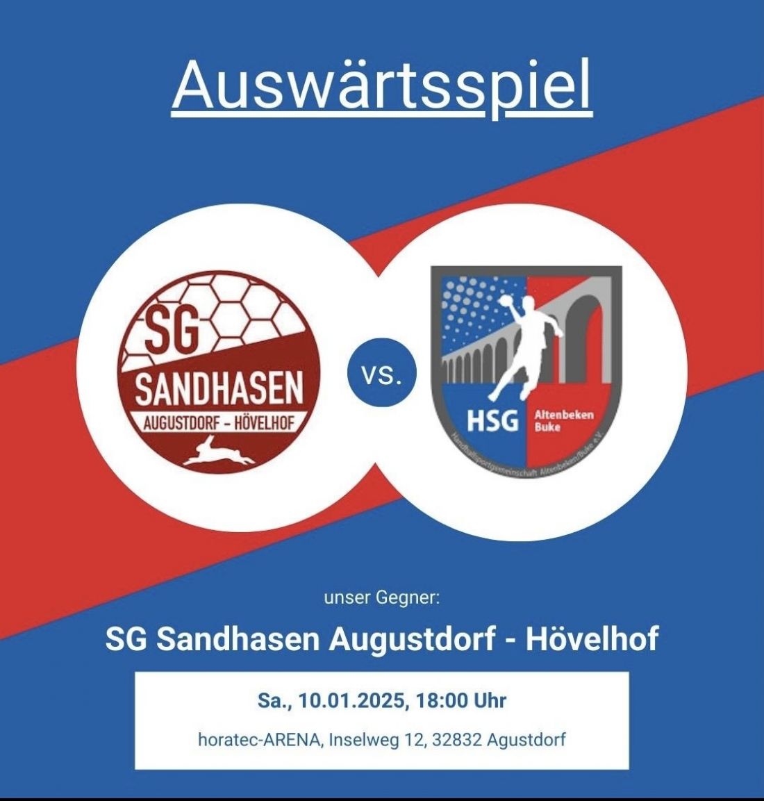 Die ERSTE zu Gast bei den Sandhasen