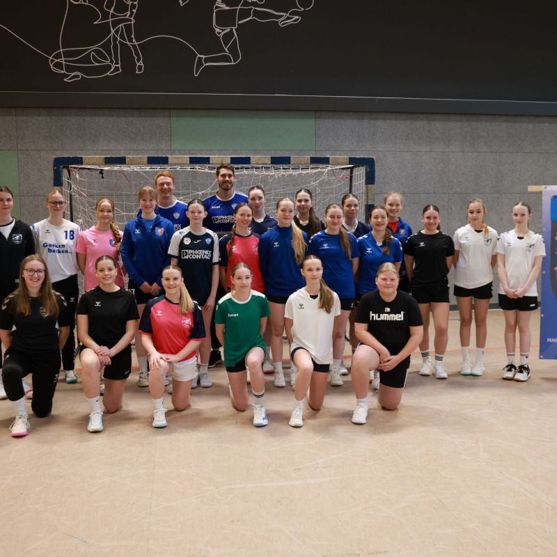 Bundesliga hautnah: TBV-Profis begeistern HSG-Nachwuchs