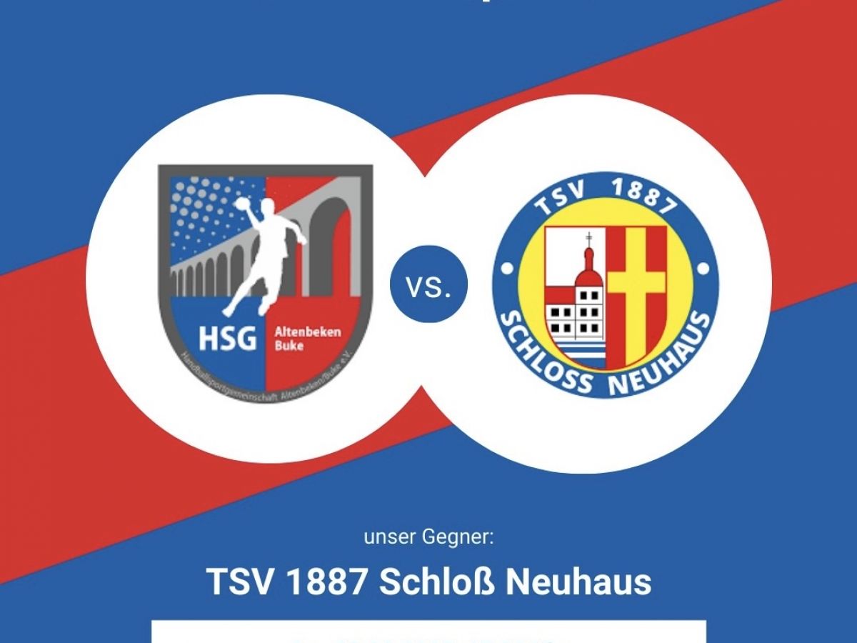 Die ERSTE empfängt Schloß Neuhaus zum Derby