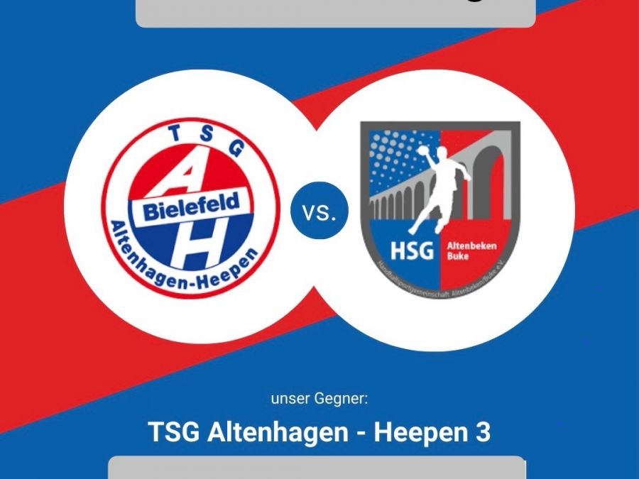 Die ERSTE verliert gegen die TSG Altenhagen-Heepen III