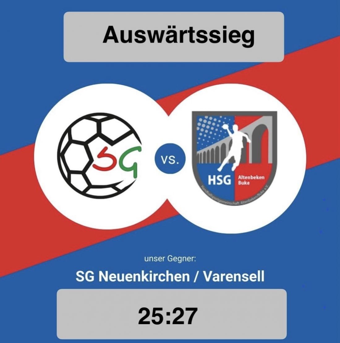 Die ERSTE erkämpft sich beide Punkte gegenNeuenkirchen-Varsensell