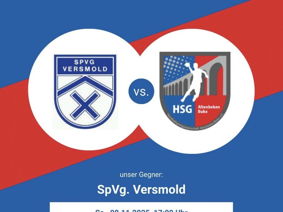 Die ERSTE am Samstag in Versmold gefordert