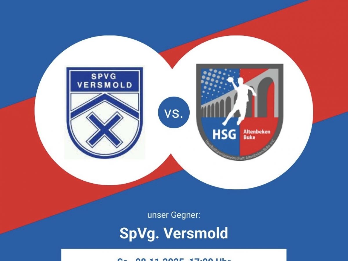 Die ERSTE am Samstag in Versmold gefordert