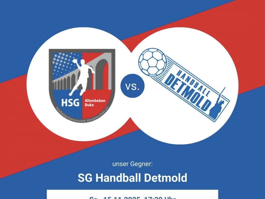 Die ERSTE empfängt die SG Handball Detmold